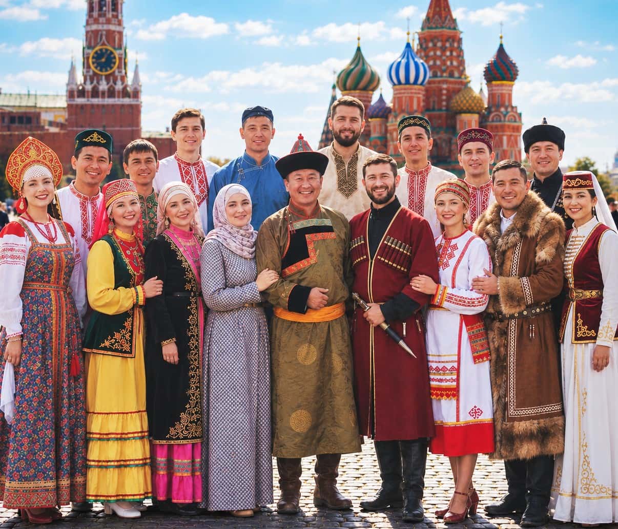 St Basil's Cathedral on Red Square in Moscow